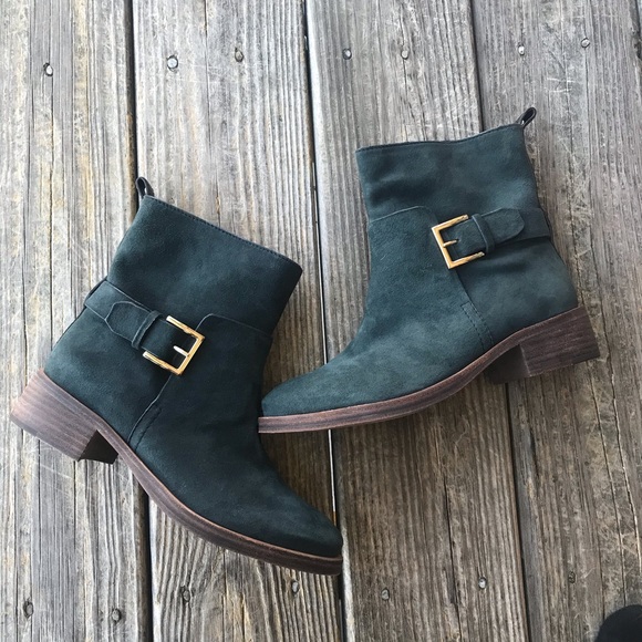 Tory Burch Shoes - Tory burch boots size 6.5  dark olive green